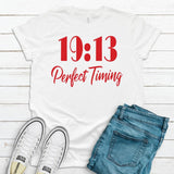 1913 Perfect Timing Unisex Sorority Tee • Crew Neck