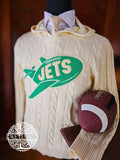 New York Jets Cream Hoodie