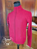 Cable Knit Full Zip (5 Colors)