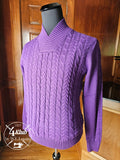 Vneck Cable Knit (5 Colors)