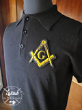 Masonic Black Polo