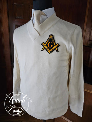 Masonic Cream Vneck